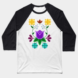 Floral Baseball T-Shirt